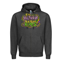 Charcoal Heather on tuesday we wear beads Zipper Hoodie - CowGirlArtShop