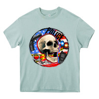 Arona police skull and police equipment Heavy Core Tee - AdoDesignShop