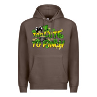 Coffee Too cute to pinch St. Patrick's Day Premium Hoodie - HowdyJamesFarm