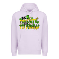 Lilac Too cute to pinch St. Patrick's Day Premium Hoodie - HowdyJamesFarm