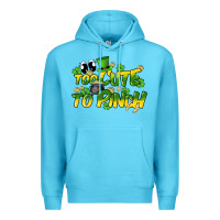 Ocean Blue Too cute to pinch St. Patrick's Day Premium Hoodie - HowdyJamesFarm
