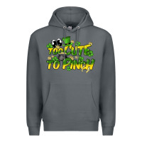 Rock Too cute to pinch St. Patrick's Day Premium Hoodie - HowdyJamesFarm