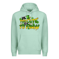 Seafoam Too cute to pinch St. Patrick's Day Premium Hoodie - HowdyJamesFarm