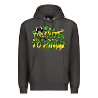 Smoke Too cute to pinch St. Patrick's Day Premium Hoodie - HowdyJamesFarm