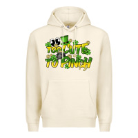 Tofu Too cute to pinch St. Patrick's Day Premium Hoodie - HowdyJamesFarm