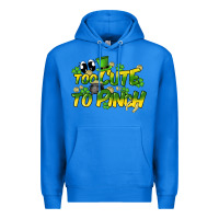 True Royal Too cute to pinch St. Patrick's Day Premium Hoodie - HowdyJamesFarm