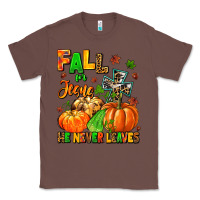 Chestnut fall for jesus he never leaves Classic Tee - MaliasSmallBusiness