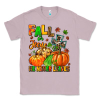 Lilac fall for jesus he never leaves Classic Tee - MaliasSmallBusiness