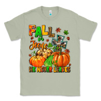Matcha fall for jesus he never leaves Classic Tee - MaliasSmallBusiness