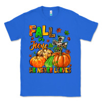 True Royal fall for jesus he never leaves Classic Tee - MaliasSmallBusiness