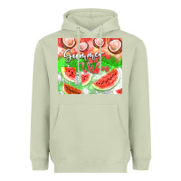 Matcha Watermelon and coconut summer 20oz skinny tumbler Heavyweight Hoodie - FaDigitalArtStudio