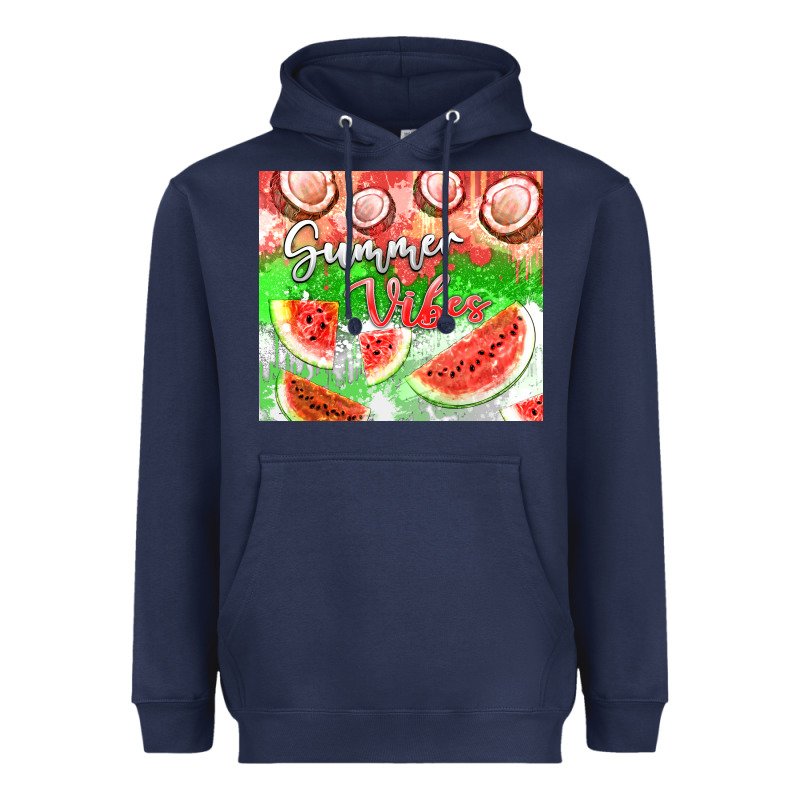 Watermelon And Coconut Summer 20oz Skinny Tumbler Heavyweight Hoodie by FaDigitalArtStudio | Teevron