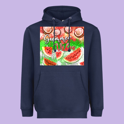 Watermelon And Coconut Summer 20oz Skinny Tumbler Heavyweight Hoodie Designed By Fadigitalartstudio