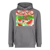 Storm Watermelon and coconut summer 20oz skinny tumbler Heavyweight Hoodie - FaDigitalArtStudio