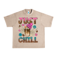 French Oak just chill with coffee bean bbs Urban Heavy Tee - BundleAndBundleShop