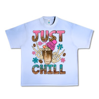 Grape Ice just chill with coffee bean bbs Urban Heavy Tee - BundleAndBundleShop