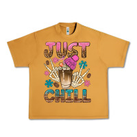 Peanut Butter just chill with coffee bean bbs Urban Heavy Tee - BundleAndBundleShop