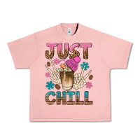 Salmon just chill with coffee bean bbs Urban Heavy Tee - BundleAndBundleShop