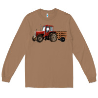Toasted Coconut farm tractor Long Sleeve Tee - RanaPortraitStore