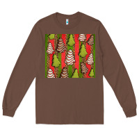 Chestnut Christmas cakes leopard Long Sleeve Tee - Jasminsmagicworld