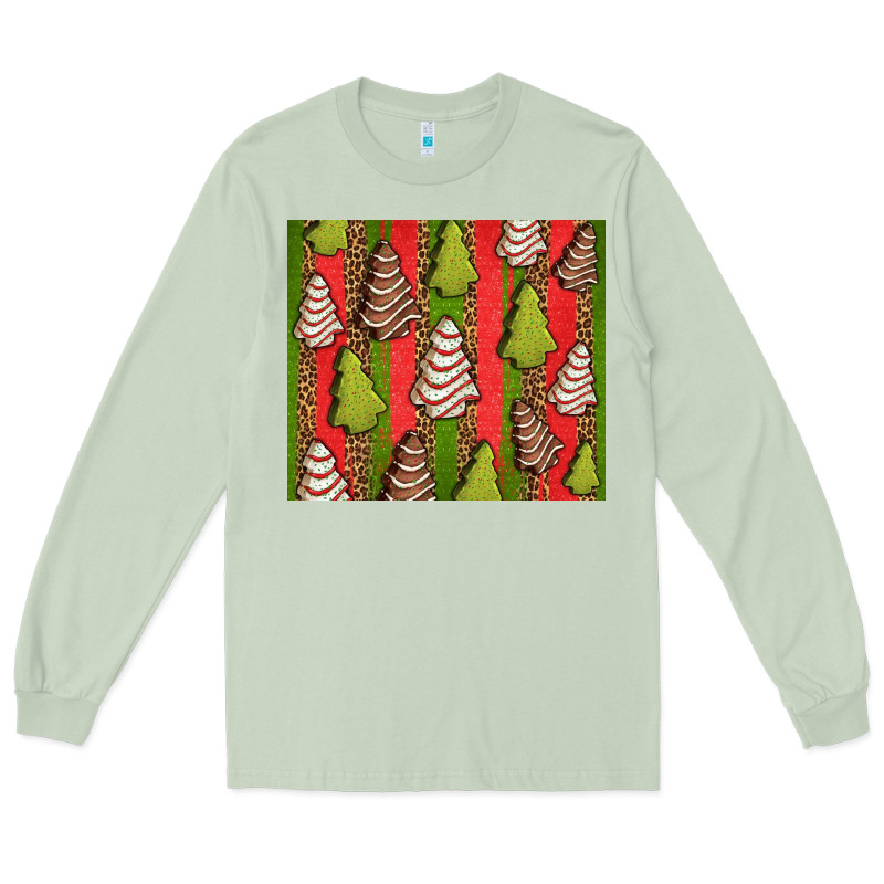 Christmas Cakes Leopard Long Sleeve Tee by Jasminsmagicworld | Teevron