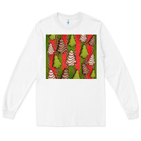 White Christmas cakes leopard Long Sleeve Tee - Jasminsmagicworld