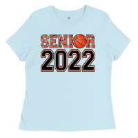 Baby Blue senior basketball Ladies Tee - AdoDesignShop