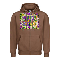Chestnut mardi gras Zipper Hoodie - CowGirlArtShop