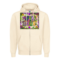 Sandshell mardi gras Zipper Hoodie - CowGirlArtShop