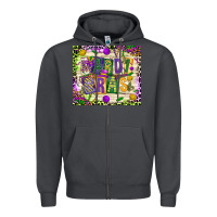 Smoke mardi gras Zipper Hoodie - CowGirlArtShop