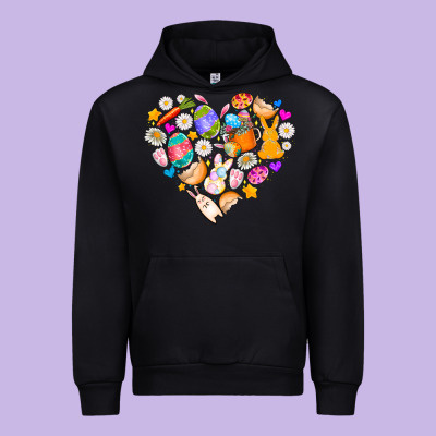 Easter Love Urban Hoodie Designed By Cowhidedigitalart