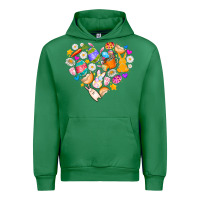 Emerald Easter Love Urban Hoodie - CowhideDigitalArt