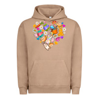 Pigment Burro Easter Love Urban Hoodie - CowhideDigitalArt