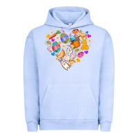 Pigment Grape Ice Easter Love Urban Hoodie - CowhideDigitalArt