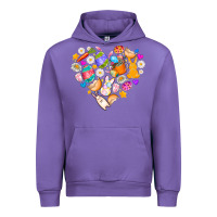 Tulip Easter Love Urban Hoodie - CowhideDigitalArt