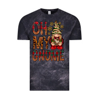 Cloud Black Oh my gnome Vintage Tee - NancyCooperArtShop