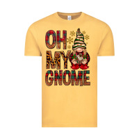 Vintage Mustard Oh my gnome Vintage Tee - NancyCooperArtShop