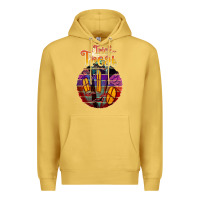 Antique Gold trick treat black Premium Hoodie - JahusDesignShop