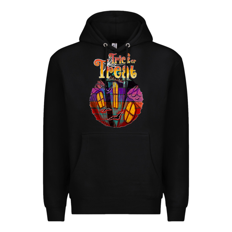 Trick Treat Black Premium Hoodie by JahusDesignShop | Teevron
