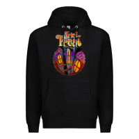Black trick treat black Premium Hoodie - JahusDesignShop