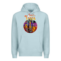 Blue Mist trick treat black Premium Hoodie - JahusDesignShop