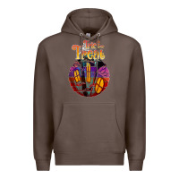 Coffee trick treat black Premium Hoodie - JahusDesignShop