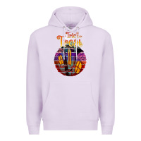 Lilac trick treat black Premium Hoodie - JahusDesignShop