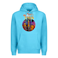 Ocean Blue trick treat black Premium Hoodie - JahusDesignShop