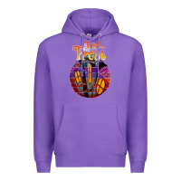 Purple trick treat black Premium Hoodie - JahusDesignShop
