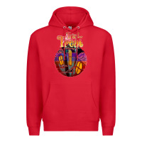 Red trick treat black Premium Hoodie - JahusDesignShop