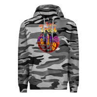 Slate Camo trick treat black Premium Hoodie - JahusDesignShop