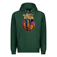 Sports Green trick treat black Premium Hoodie - JahusDesignShop