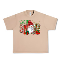 Burro let it snow with snowman Urban Heavy Tee - BundleAndBundleShop