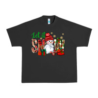 Pigment Black let it snow with snowman Urban Heavy Tee - BundleAndBundleShop